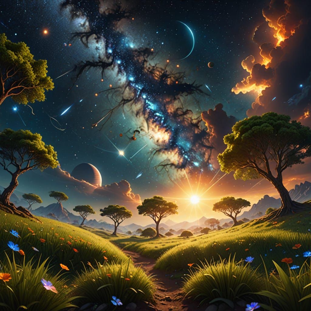 Cinematic 3D Render of Earth as a Joyful, Living Home