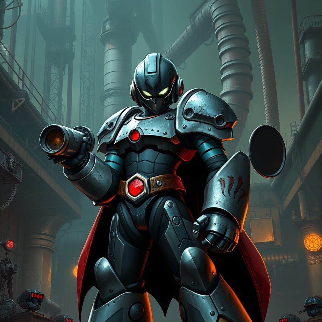 Cybernetic Knight Mega Man