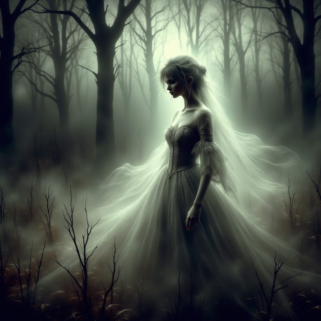 Ethereal Anne de Breuil Haunts Berry's Misty Forests in a Gh...