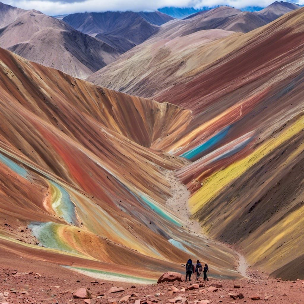 Rainbow Mountain, Cusco Region, Peru
