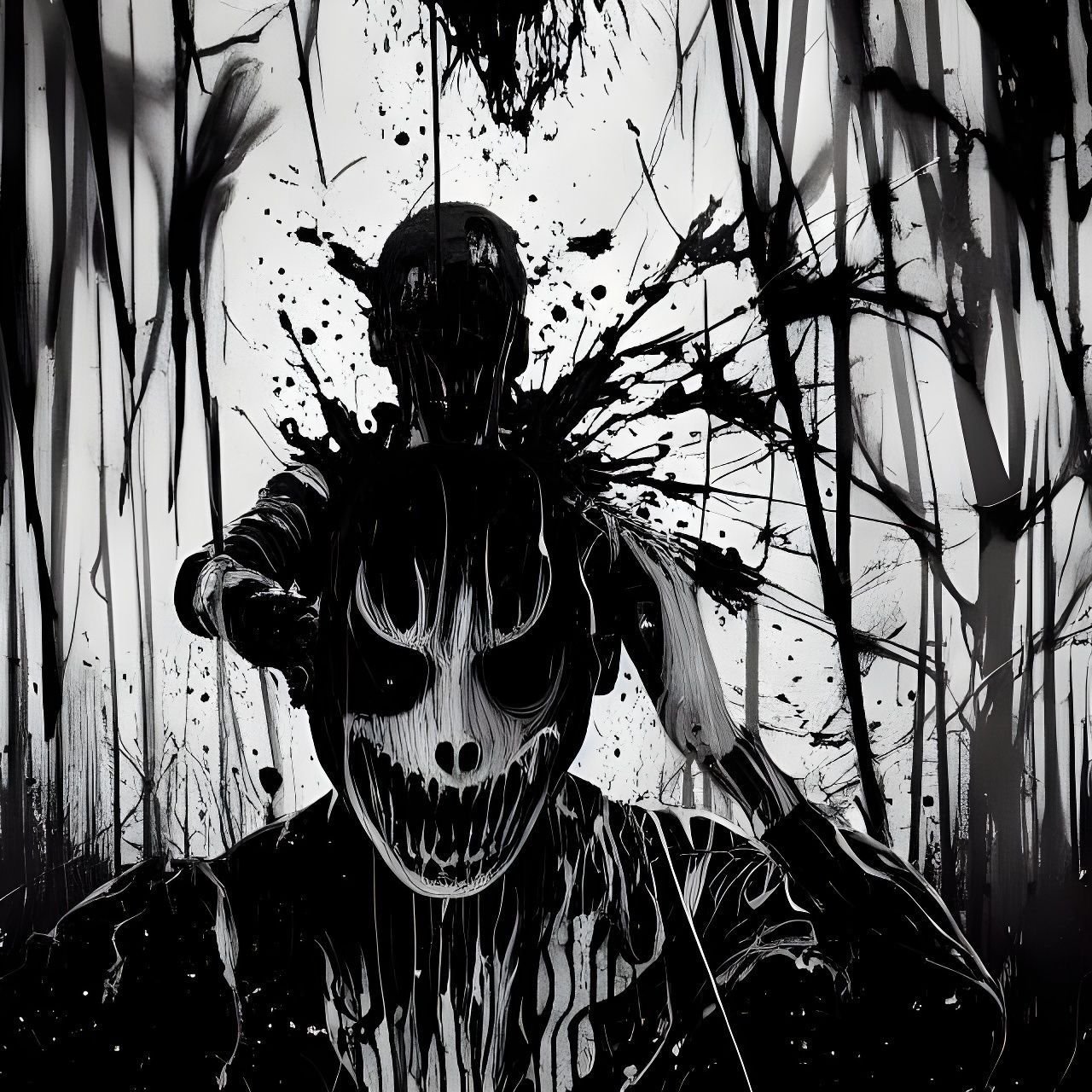 Terrifying Double Exposure Horror Photography