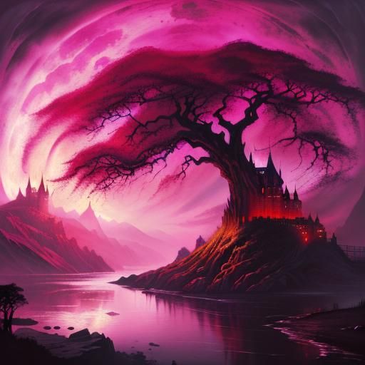 Dracula's Castle: Occult Rituals in Oil, Ink and Watercolor