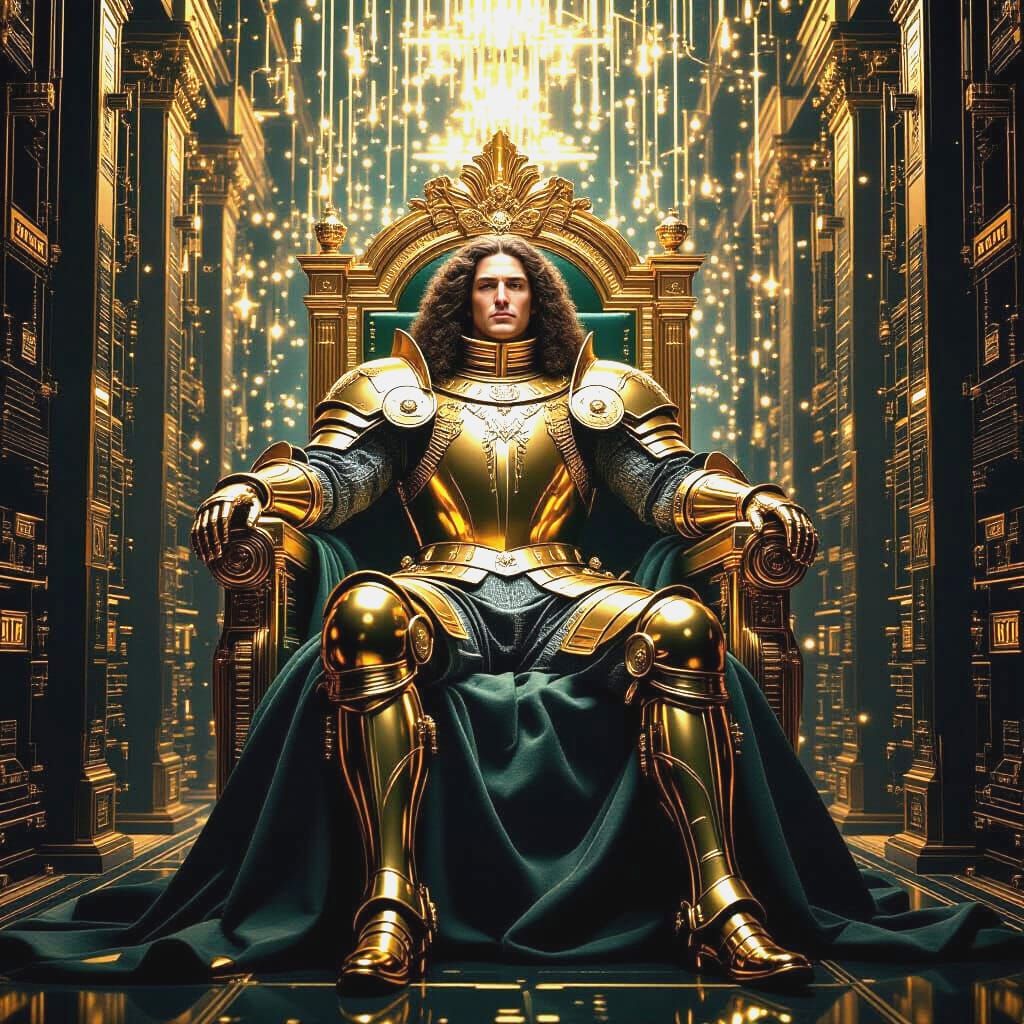Louis XIV: Digital Deity in Baroque Supercomputer
