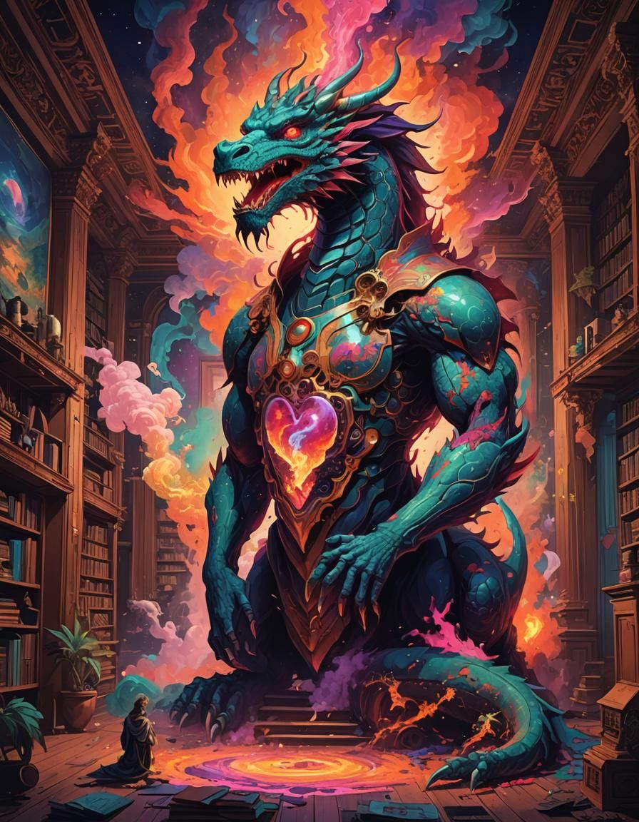 Astral Projection Experiment in Glitch Art Style