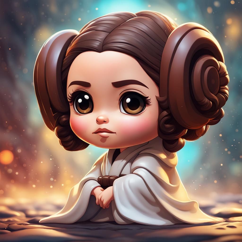 Chibi Princess Leia