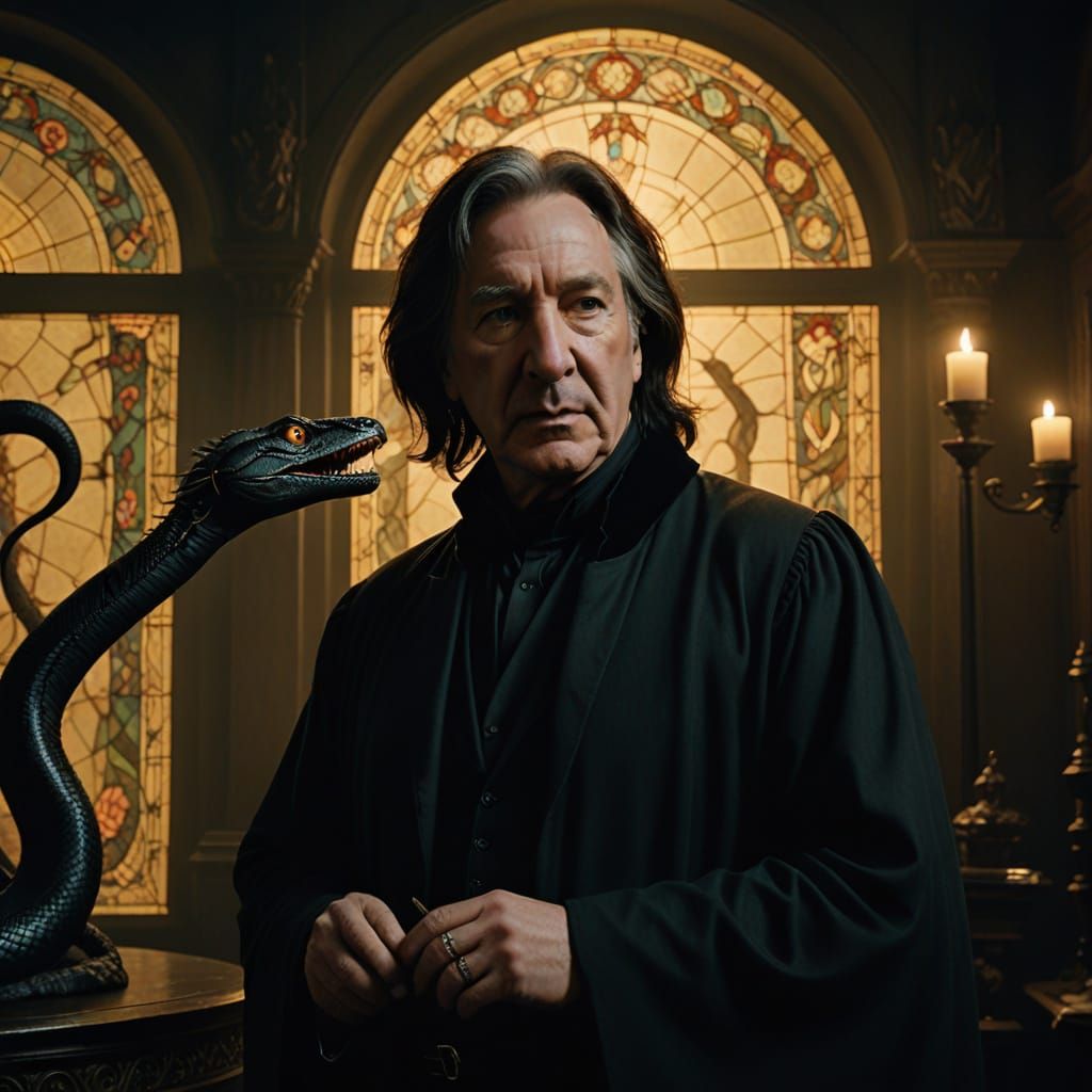 Dark Fantasy Portrait in Victorian Style