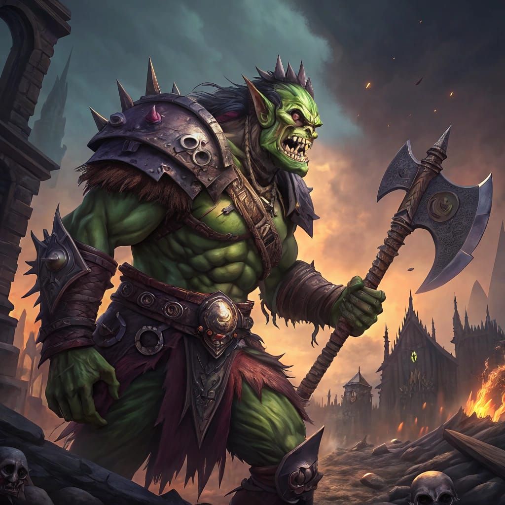 Grimdark Warlord of the Ruined Realm