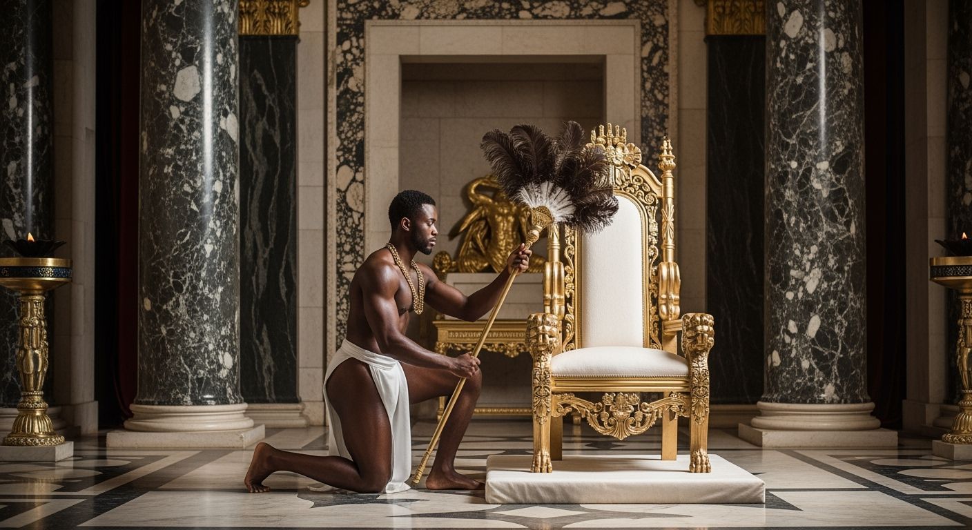 Ancient Roman Palace Scene in Professional Photography Style