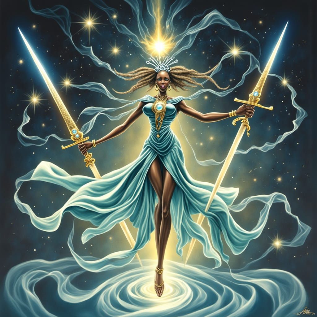 Majestic Genie-Ninja with Celestial Sabers