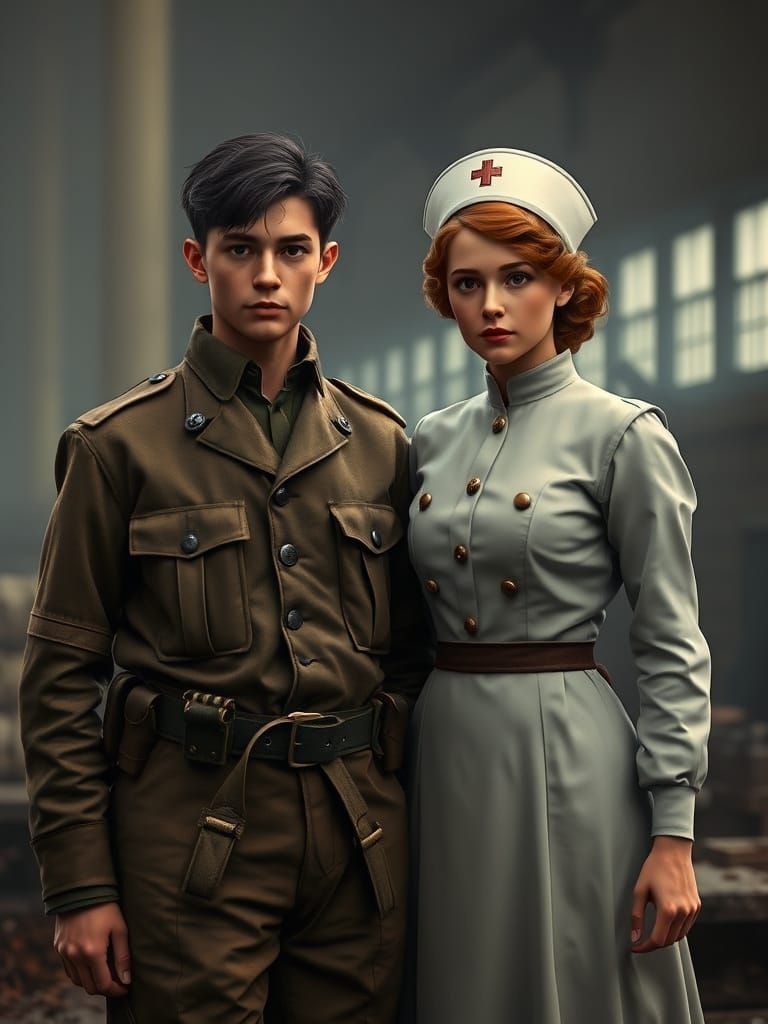 Romantic Melancholy in War-Torn 1910s, 3D Anime Art