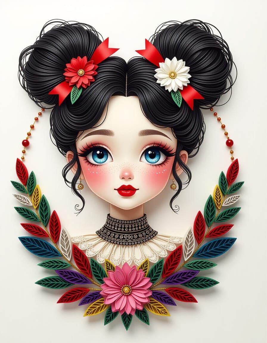 Loonyscape Spacebuns Hyaline Poetic Quilling Melodramatic Lighting Feathers