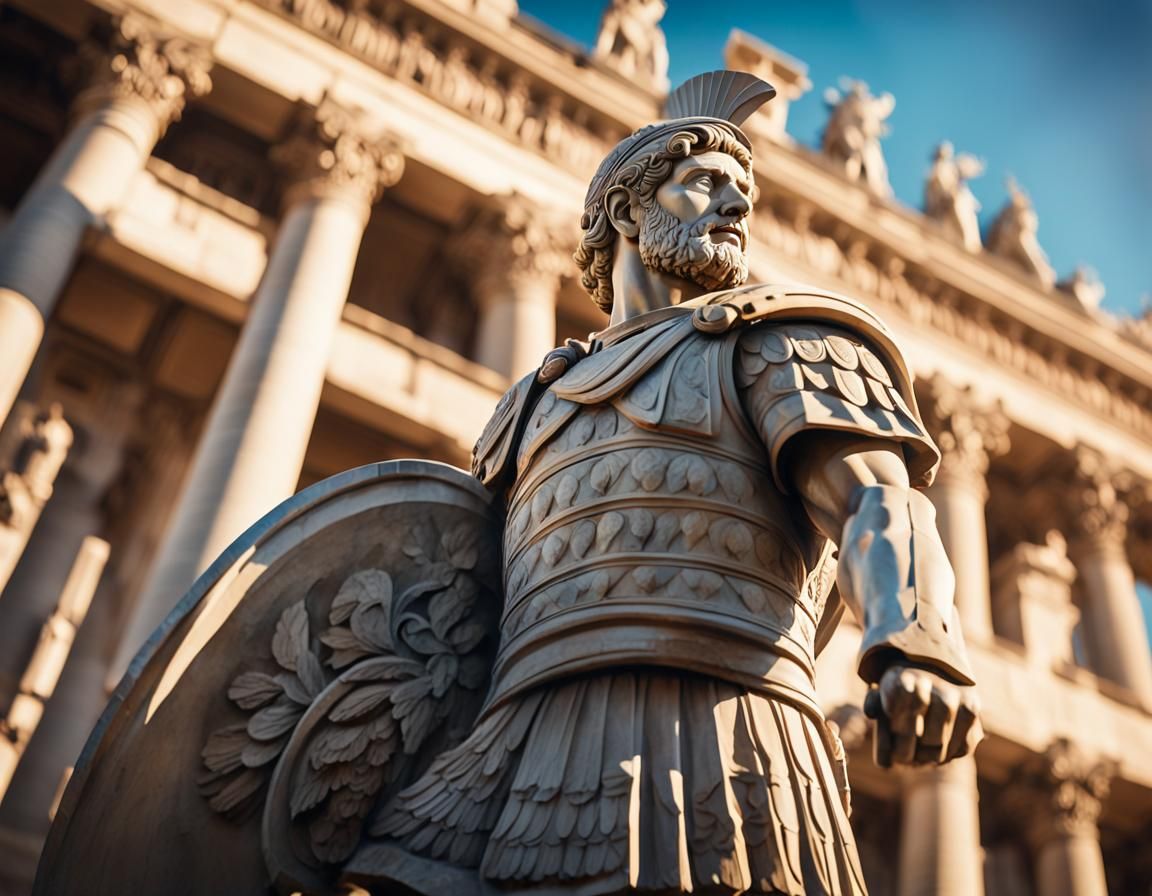 Roman Legion Triumph: Photorealistic Architectural Photograp...