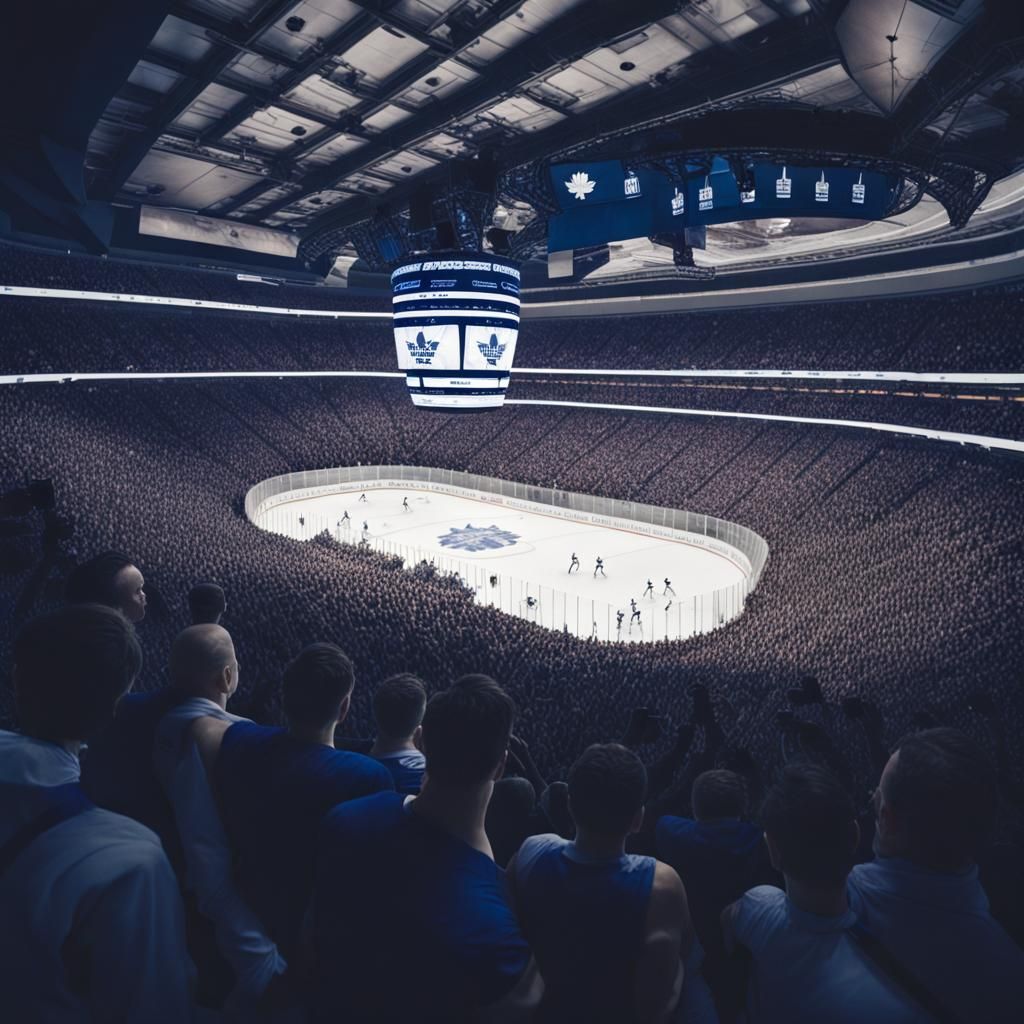 a dreamy scene where the Toronto maple Leafs win the Stanley cup