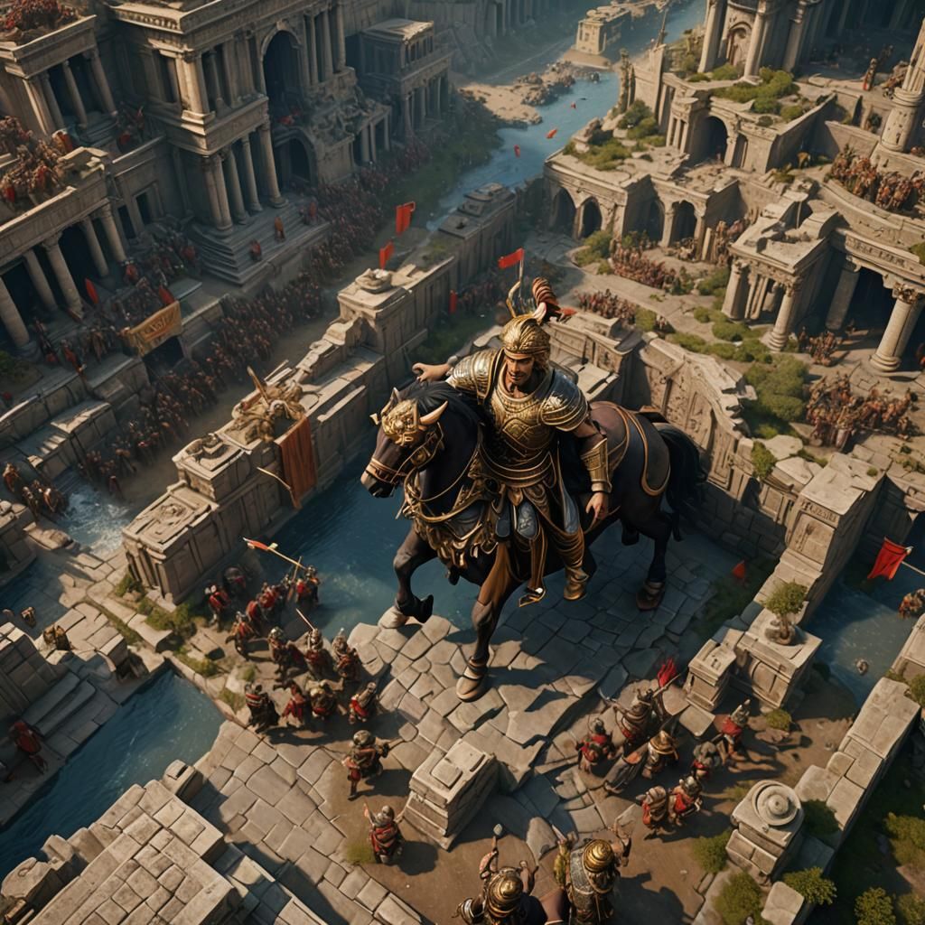 Alexander the Great: Detailed Matte Painting