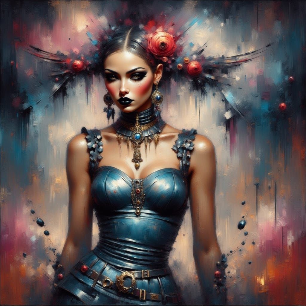 Velour Dress Radiant Glowing Iridescent