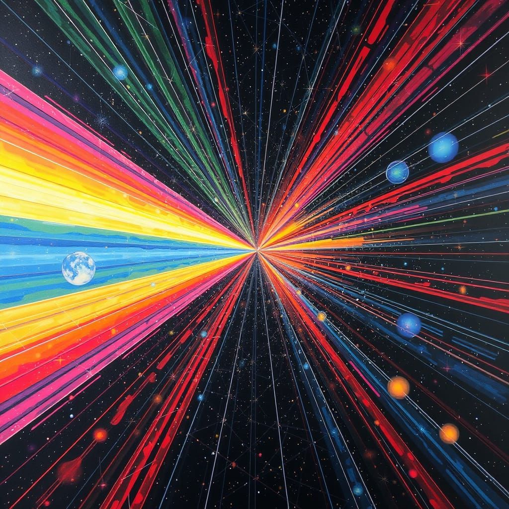 Spectral Geometry and Warped Space in Astral Expressionist S...