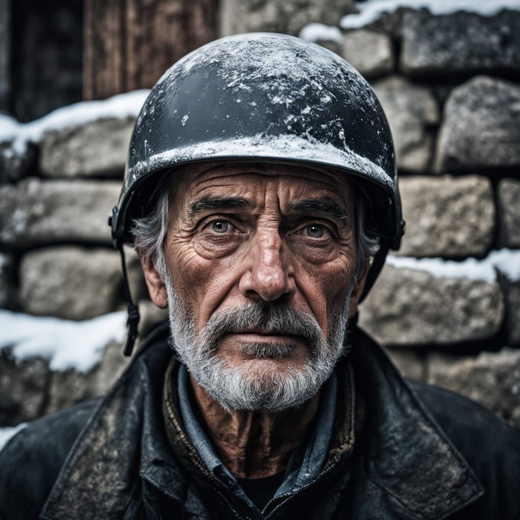 Aged Geologist Reflects on Ancient Italian Village