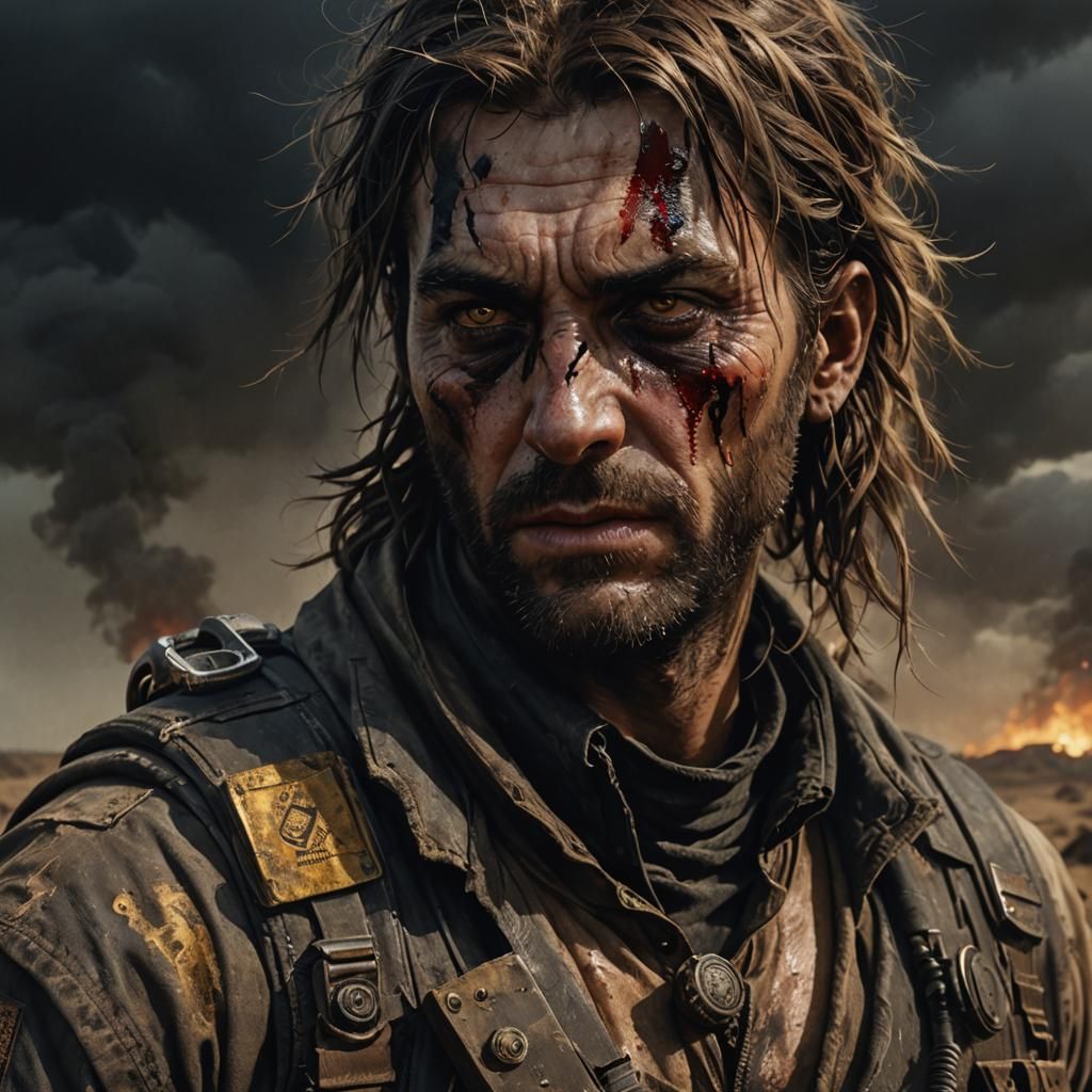 Post-Apocalyptic Survivor in Australian Wasteland