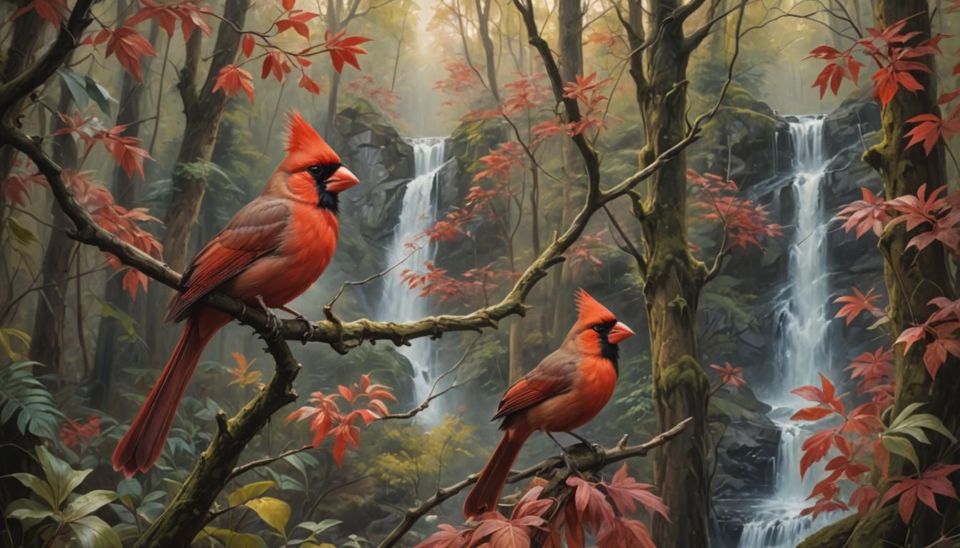 Waterfalls, birds and jungles