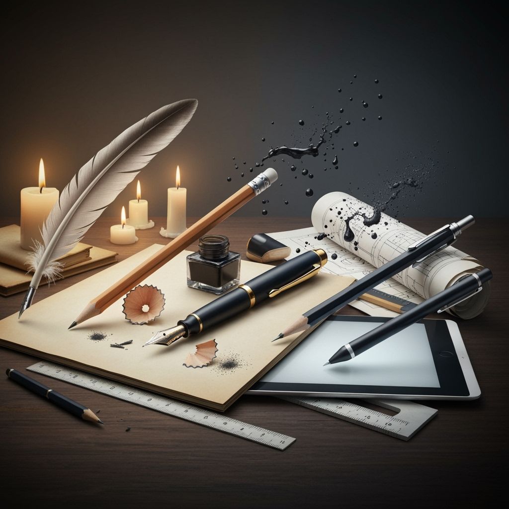 Evolution of Writing Tools: Quill to Digital Stylus