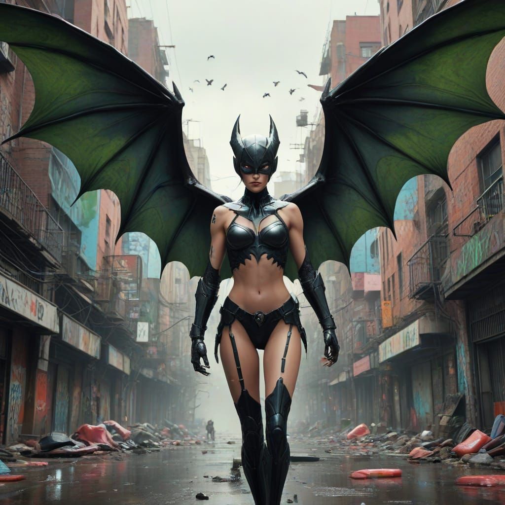 Ethereal Goddess Descends Amidst Ghostly Armada in Hyper-Rea...