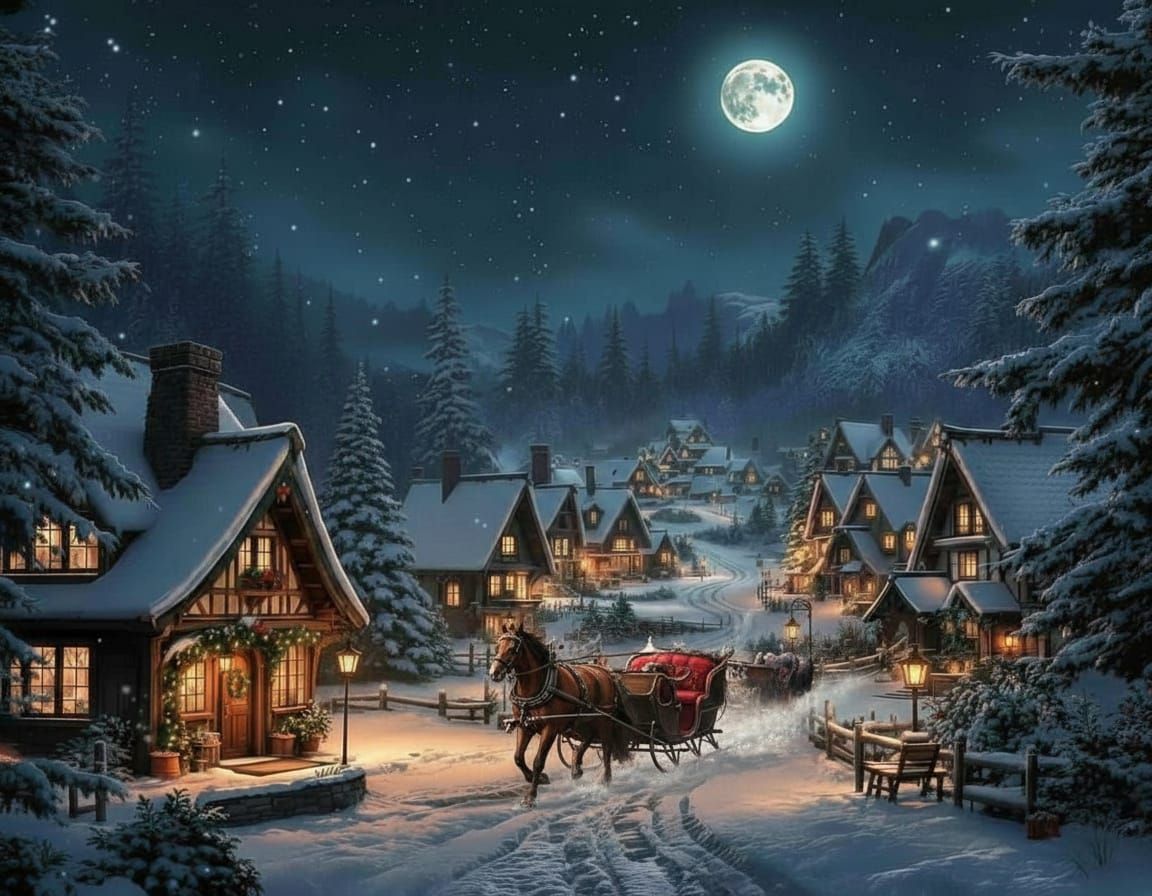 AI Generated Image: Tree Without Lights