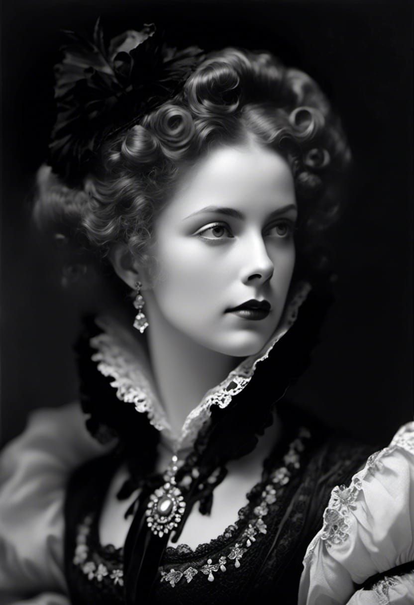 Victorian Vampire in the Style of Edward Cucuel