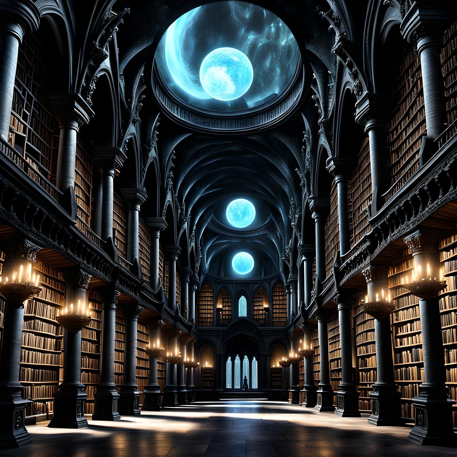 Grand Library Interior