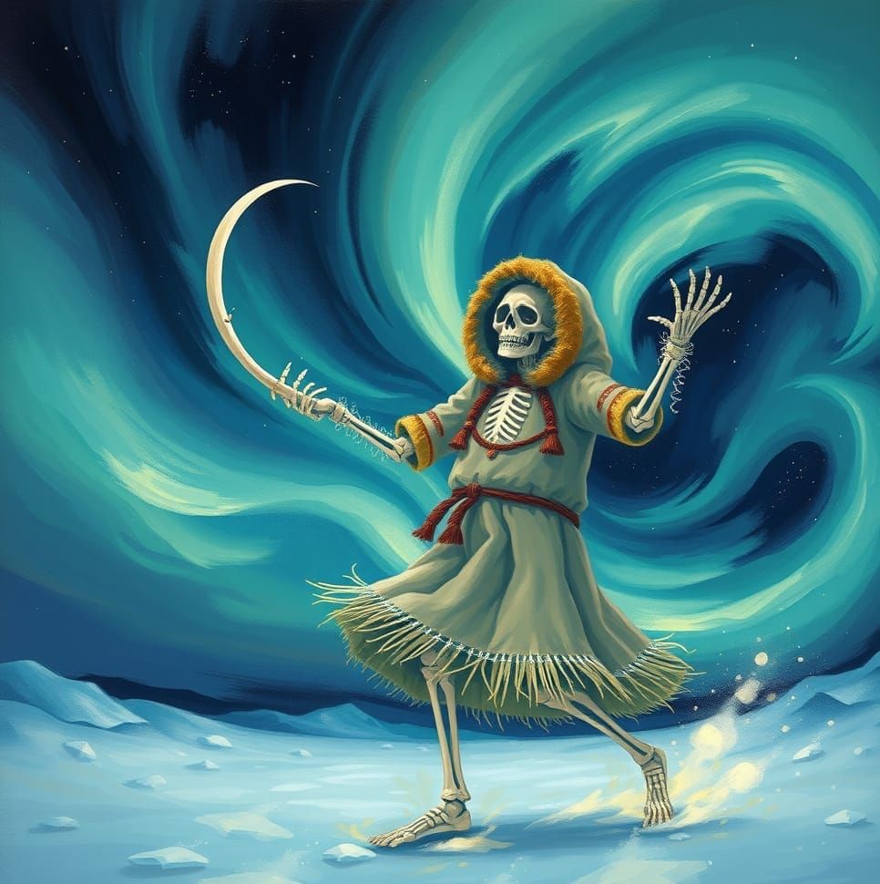Ahkiyyini: Inuit Skeleton Spirit of Earthquakes