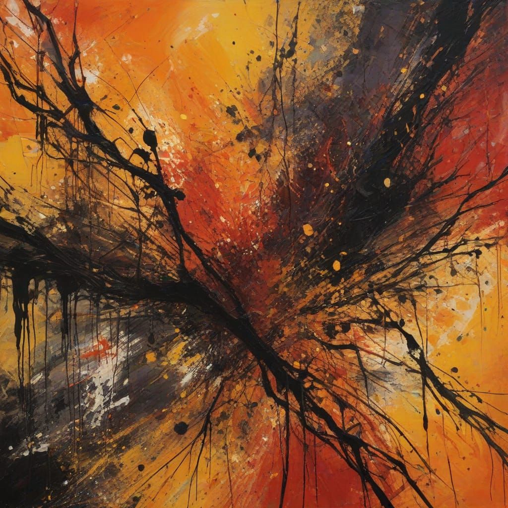 Existential Crisis in Bold Brushstrokes