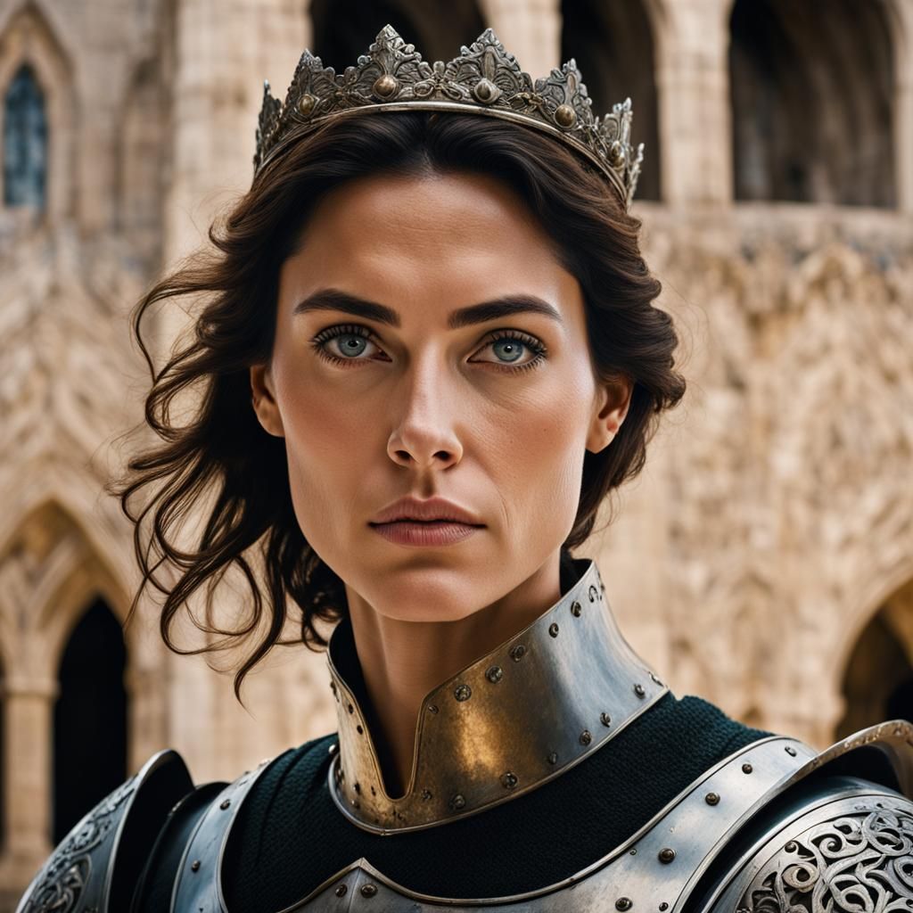 Professional Portrait of a Female Knight