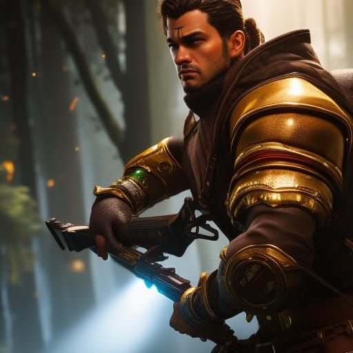 Hyperrealistic Female Boxer in Dramatic Lighting