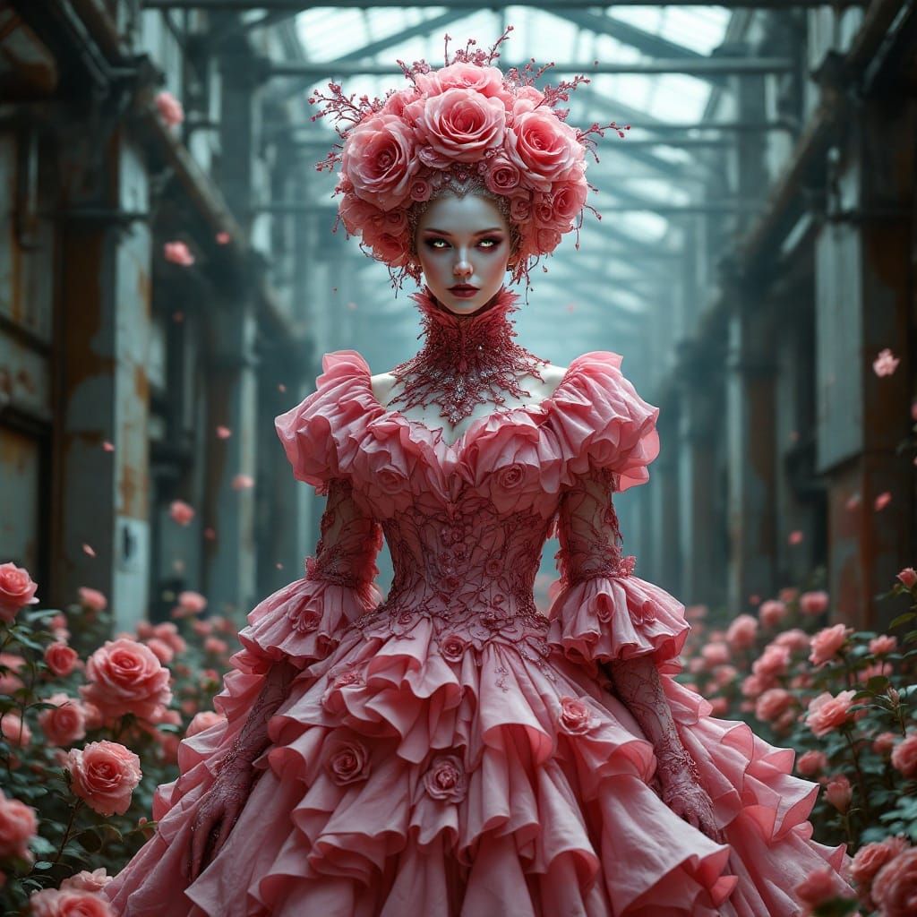 Rose-Encased Entity in Industrial Cooler, Queen Elizabeth I ...