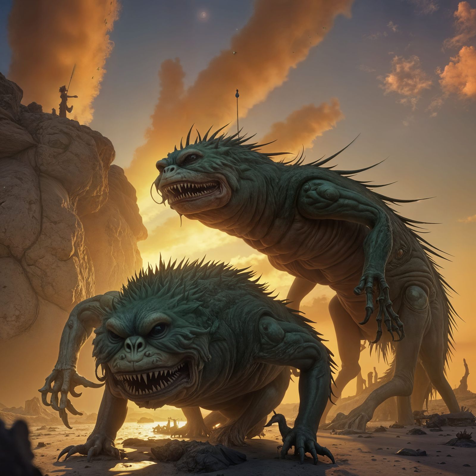 They were supposed to sneak-up: War Game: DO OVER...