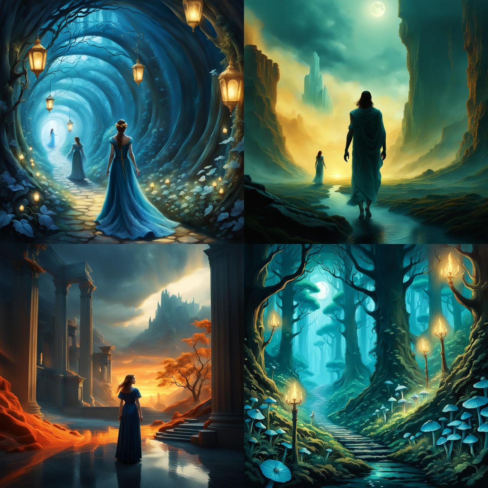 Orpheus and Eurydice: A Fantastical Underworld Journey