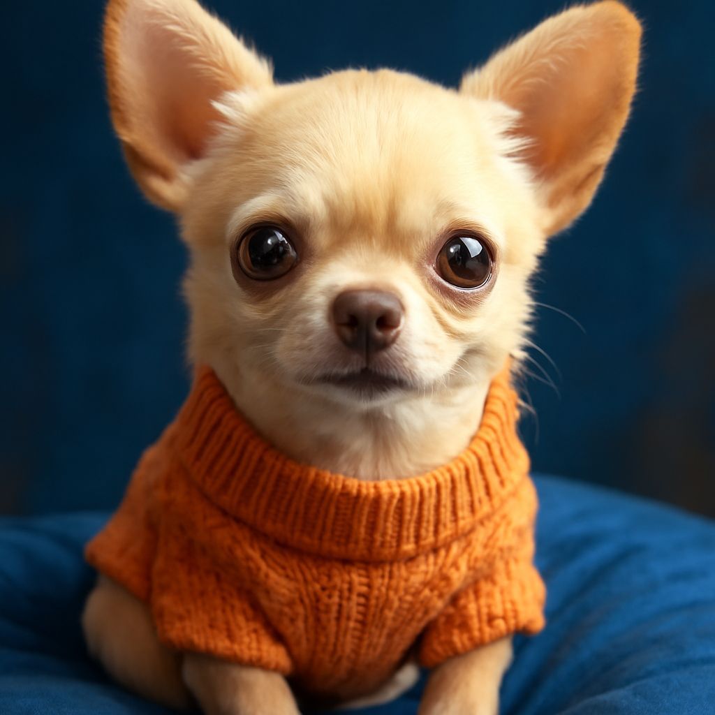 Hyper Realistic Chihuahua with Brown Eyes in 8k