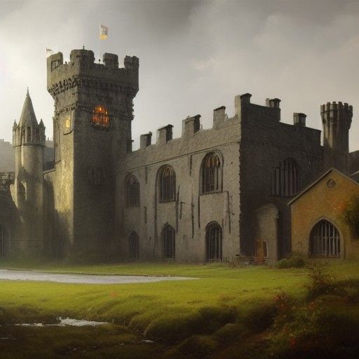 Kilkenny Castle Ireland: Detailed 3D Painting