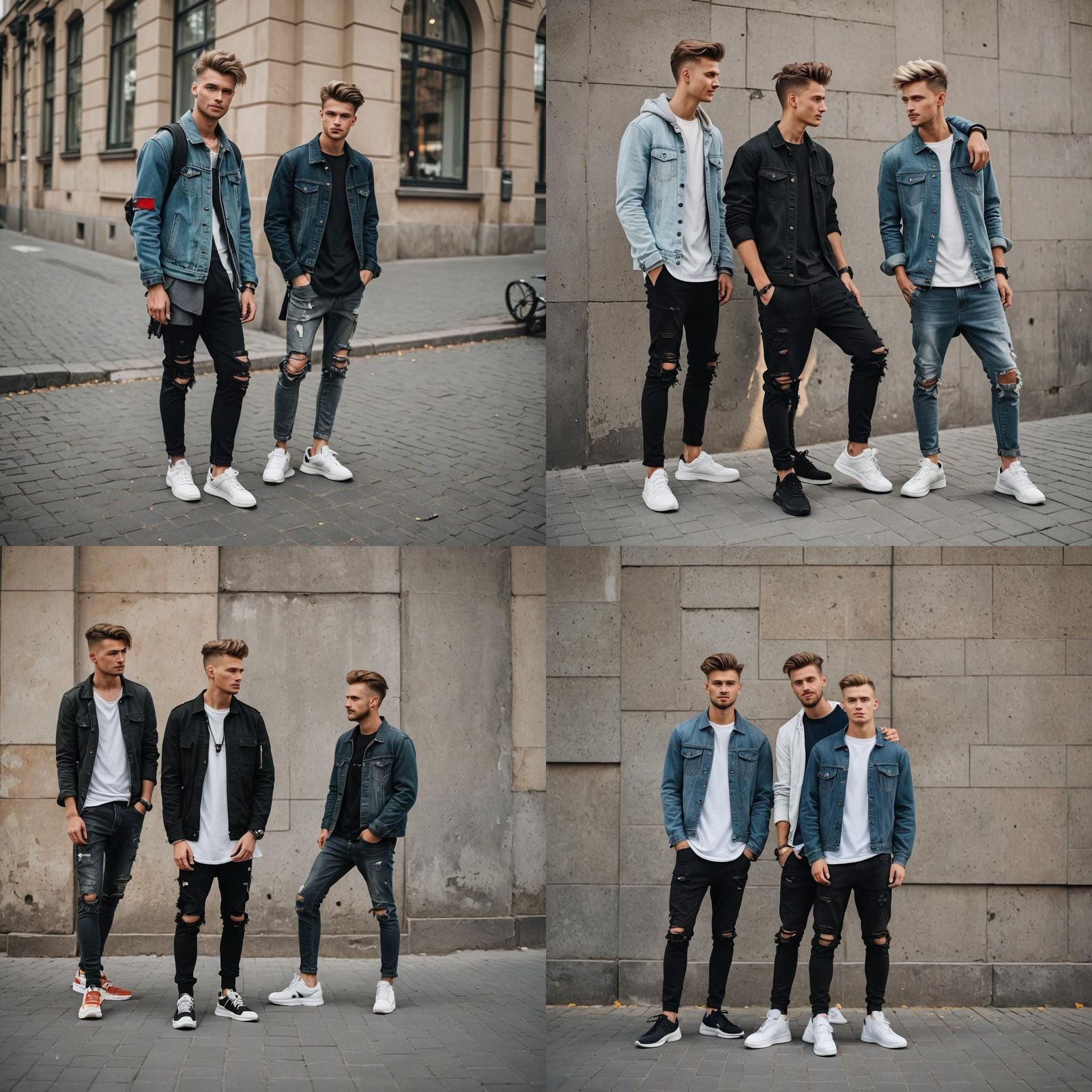 Stylish Russian Man with Friend: Professional Photography