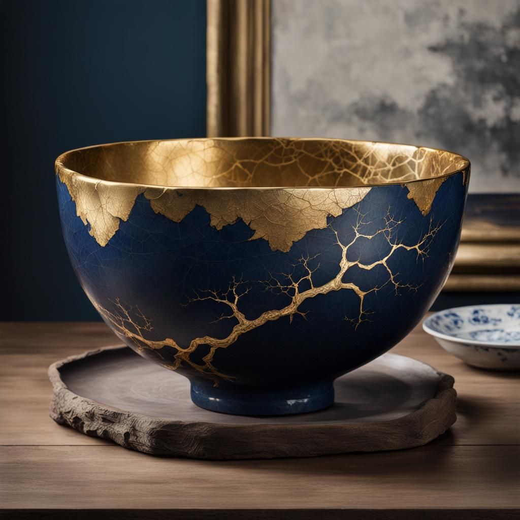 Kintsugi Bowl: Japanese Art of Golden Repair