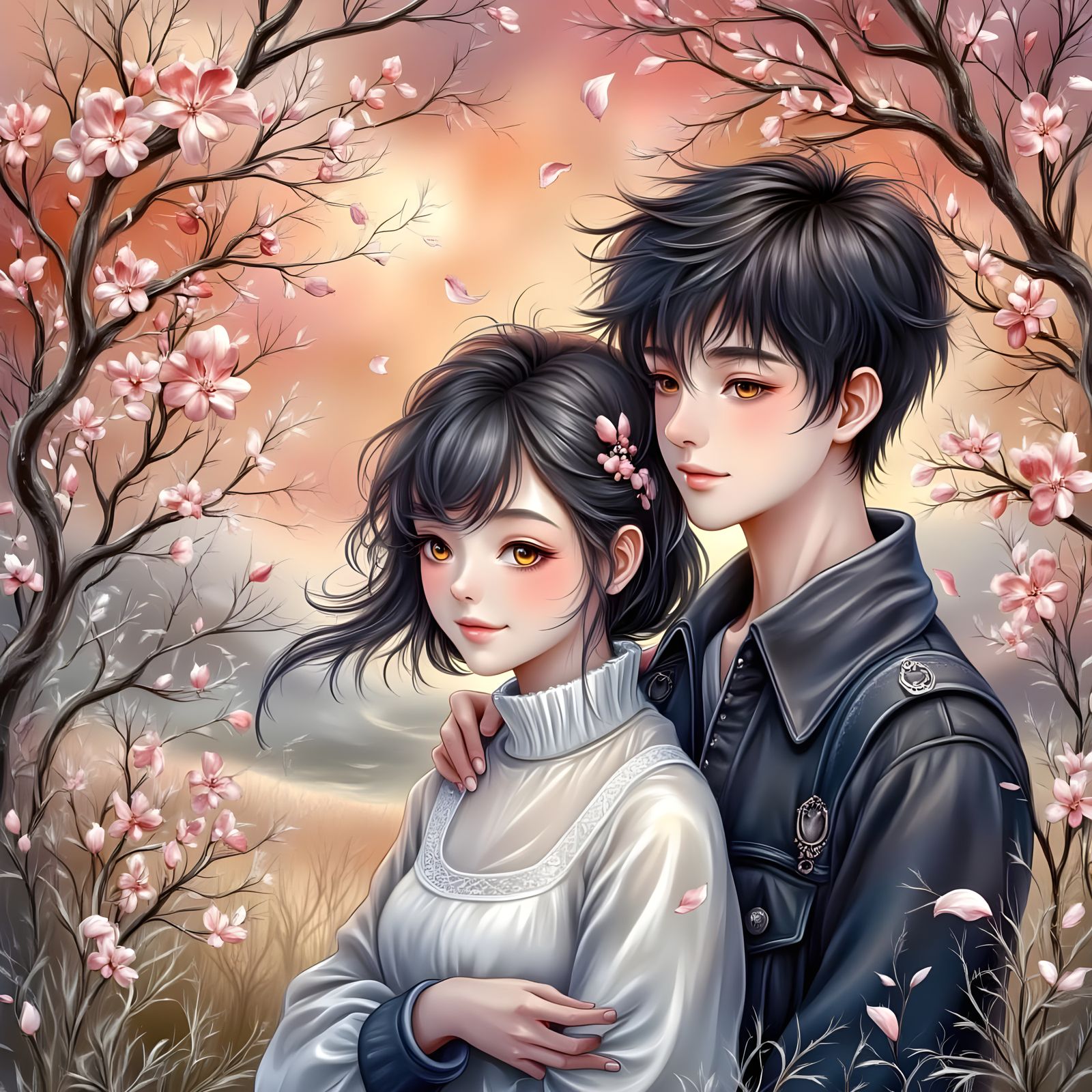 Sunny and Mari's Heartfelt Reunion in a Soft Winter Landscap...