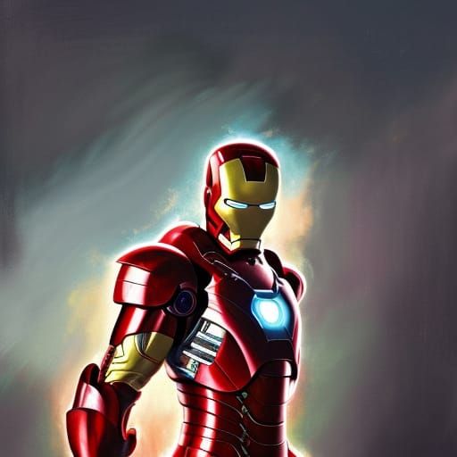 Man in Iron Man Suit Concept Art