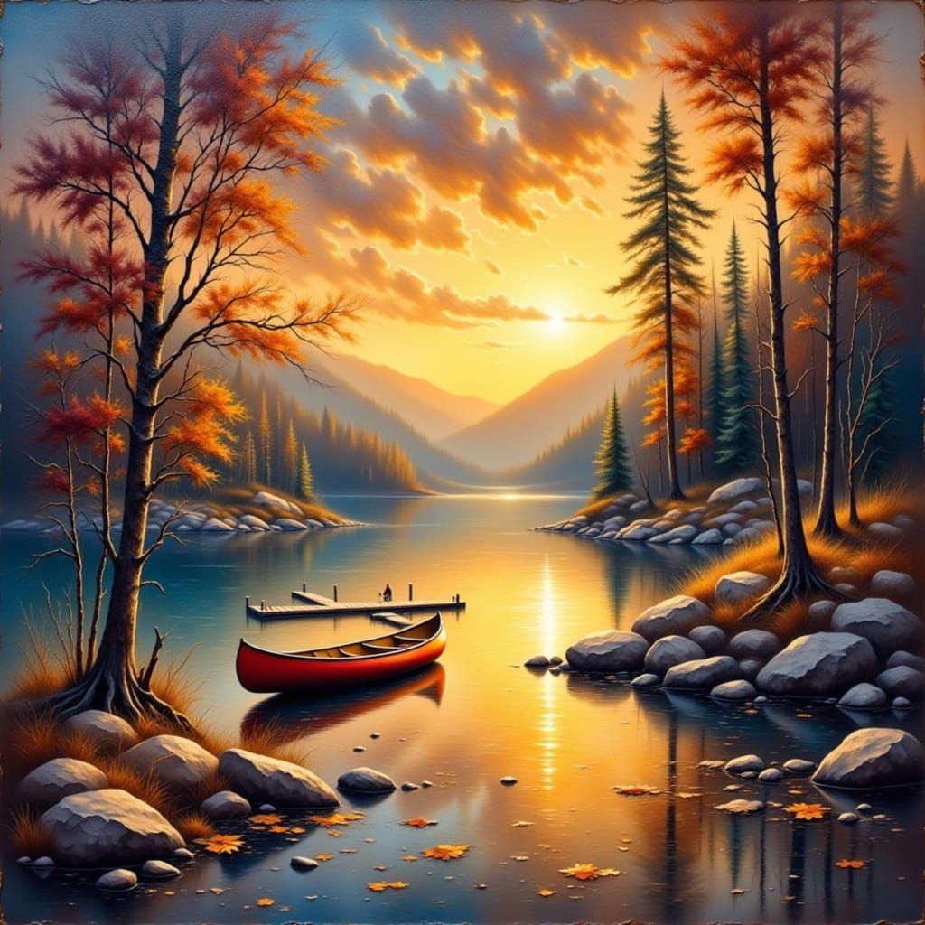 Sunrise over the mountains