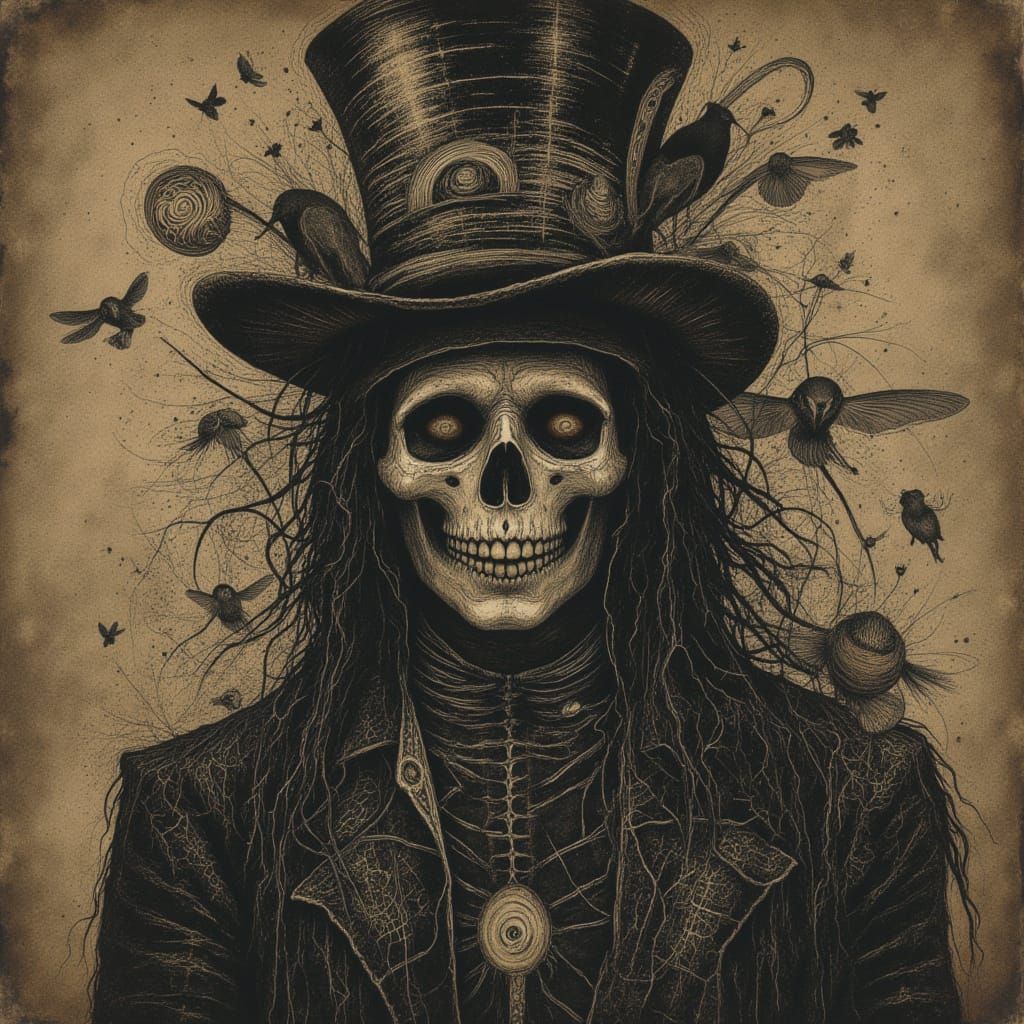 Voodoo Hatter Spirit of Death and Magic