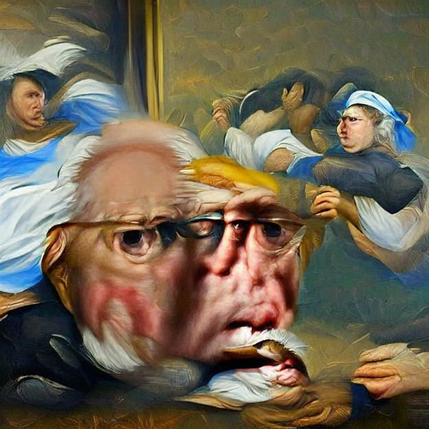 Bernie Sanders as Renaissance Portrait