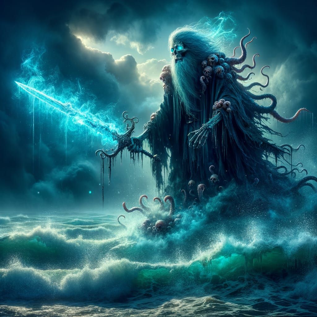 Spectral Pirate Emerges from the Stormy Sea