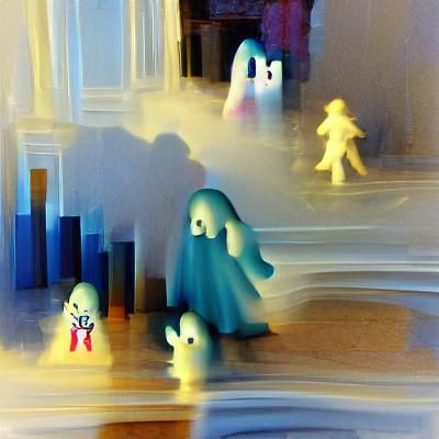Ethereal Ghosts and Ghastly Figures