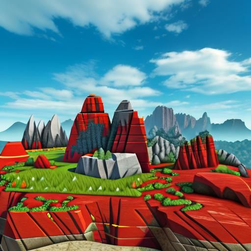 Detailed 3D Fractal Geometric Vector Design