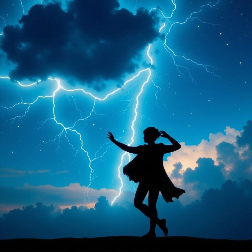 Surrealist Cityscape Blending Whimsical Forest