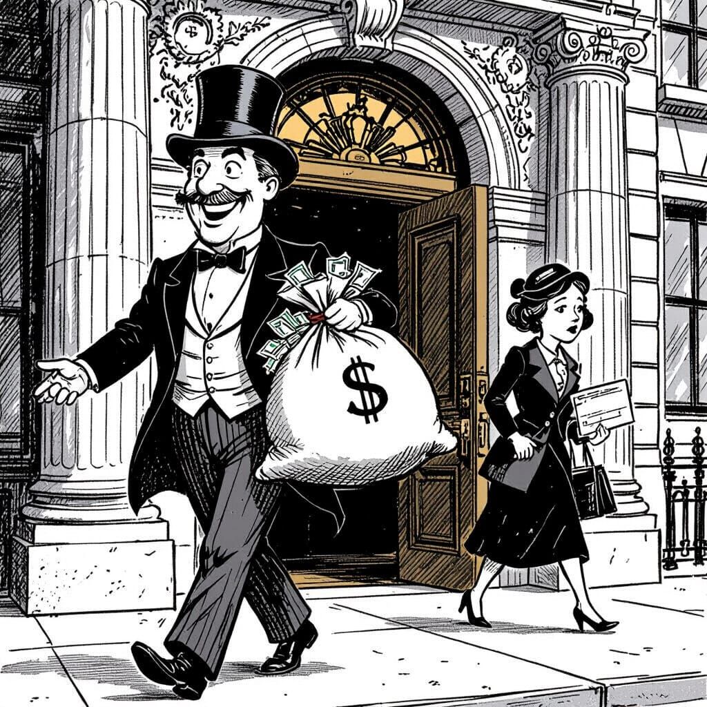 Gilded Age Wealth Disparity Cartoon