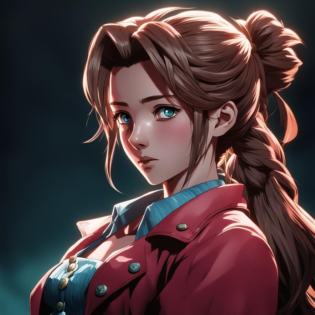 Aerith Gainsborough Anime Manga Scan